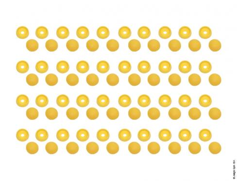 Bolt Cap Set (40 pieces) - Yellow
